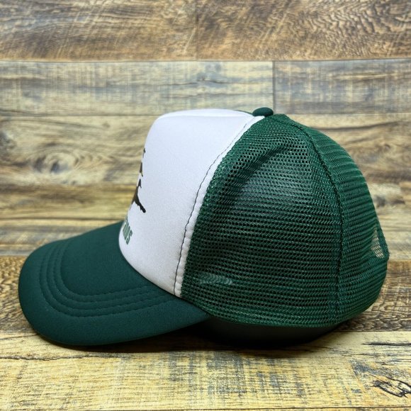 The Sopranos Mens Trucker Hat Green Snapback Tony Ducks Mafia Mob Baseball Cap - Picture 3 of 7